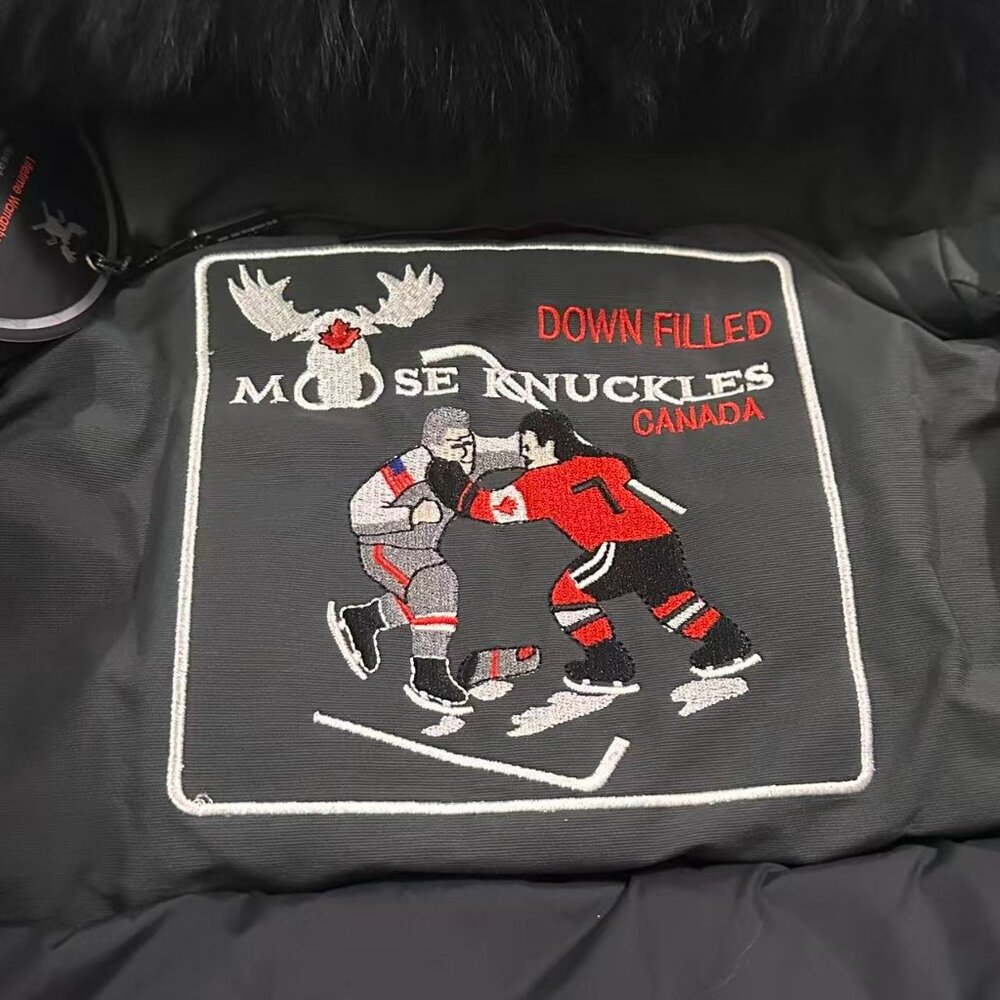 Moose Knuckles Original Stirling Men's Jacket In Black - Picture 4 of 9